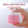 Gemice Silicone Cream Jars TSA Approved Travel Size Containers with Toiletry Bag, Wide Mouth Leak-proof Travel Accessories with Lid for Cosmetic Cream (4 Pack) view 2
