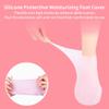 2 Pairs Silicone Socks Silicones Moisturizing Sock for Dry Cracked Feet Soft Gel Socks Foot Care for Women Softening Calluses Repairing Rough Dry Feet Skin view 4