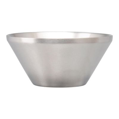 NinthAvenue Basics Stainless Steel Shaving Bowl Shave Soap Cup for Maximum Lather, Diameter 12CM Height 5.7CM, Silver