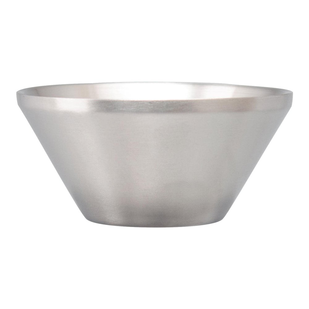 NinthAvenue Basics Stainless Steel Shaving Bowl Shave Soap Cup for Maximum Lather, Diameter 12CM Height 5.7CM, Silver