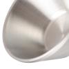 NinthAvenue Basics Stainless Steel Shaving Bowl Shave Soap Cup for Maximum Lather, Diameter 12CM Height 5.7CM, Silver view 3