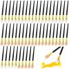 ADWYOBB Sponge Paint Brush-Eyeshadow Applicators,Suitable For Small Brush Tools For Art Painting,Essential For Eye Makeup,Can Be Reused (50pc) view 1
