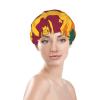 Sri Lanka Flag Hair Cap For Shower, Waterproof Hair Shower Caps For Long Hair, Non-Slip Cute Shower Cap view 3