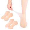 2 Pairs Silicone Socks Silicones Moisturizing Sock for Dry Cracked Feet Soft Gel Socks Foot Care for Women Softening Calluses Repairing Rough Dry Feet Skin view 1