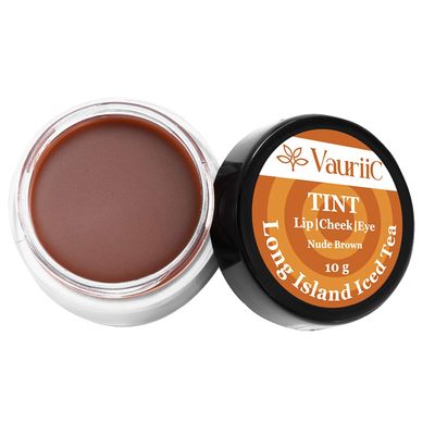 Generic VIVA Beauty Lip, Cheek and Eyeshadow Tint with Goodness of Vitamin E and Olive Oil | Natural Flushing Glow | Long Lasting Nourishment | SLS & Paraben Free | Shade Nude Brown | 10Gm