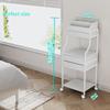 HapiRm Floor Makeup Organizer Storage - Vanity Skincare Make Up Organizers and Storage with Drawers, Cosmetics Display Cases Holder for Skin Care Nail Polish Perfume Makeup Brush view 3