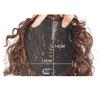 13x14cm Human Hair Curly Short Traceless Fluffy Hairpiece for Woman for Hair Loss (Natural black,16inch) view 3