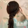 JIMINISO Classic Hair Stick Peach-blossomhair Chopsticks Gold Plated Prong Updo Chignon Hairpin Chinese Hair Accessories view 2