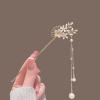 JIMINISO Classic Hair Stick Peach-blossomhair Chopsticks Gold Plated Prong Updo Chignon Hairpin Chinese Hair Accessories view 3