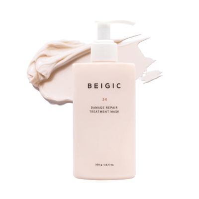 BEIGIC Damage Repair Treatment Mask - Vegan Silicone-free Deep Conditioning Hair Mask with Argan Oil & Vitamin E for Dry, Damaged, Thinning, Frizzy Hair (10.06 fl oz)