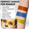 QIUFSSE Blue Face Paint Stick Professional Eye Black Baseball Softballs Football,Blue Body Painting for Clown Halloween Zombie Vampire Skeleton Cosplay SFX MakeupBlue view 4