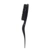 PLCPDM Bristle Comb Hair Teasing Brush Hairdressing Comb Natural Bristle Hair Combing Brush Comb, Black view 1