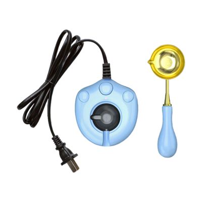 NinthAvenue Basics Portable Electric Wax Seal Warmer Kit for DIY Projects, Blue, 9cmx7.8cm