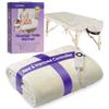 Livaclean Massage Table Warmer Heating Pad - 6 Temperature Settings - 71" x 31.5 - Soft Flannel Fleece Spa Bed Warmer - Electric Massage Table Heating Pad - 2 Year Replacement Guarantee view 1