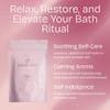 High On Love Bath Salts Refill - Pink Himalayan & Epsom Salt Blend with Soothing Vitamin E & Premium Hemp Seed Oil - Real Dried Rose, Lavender and Rosemary Inclusions (Rosemary Lavender) view 2
