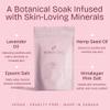 High On Love Bath Salts Refill - Pink Himalayan & Epsom Salt Blend with Soothing Vitamin E & Premium Hemp Seed Oil - Real Dried Rose, Lavender and Rosemary Inclusions (Rosemary Lavender) view 3