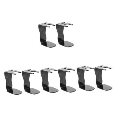 FOMIYES 8pcs Razor and Brush Stand Safety Razor Stand for Men Shaving Accessories Holder Sturdy Plastic Shaving Supply Easy to Clean