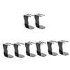 FOMIYES 8pcs Razor and Brush Stand Safety Razor Stand for Men Shaving Accessories Holder Sturdy Plastic Shaving Supply Easy to Clean view 1
