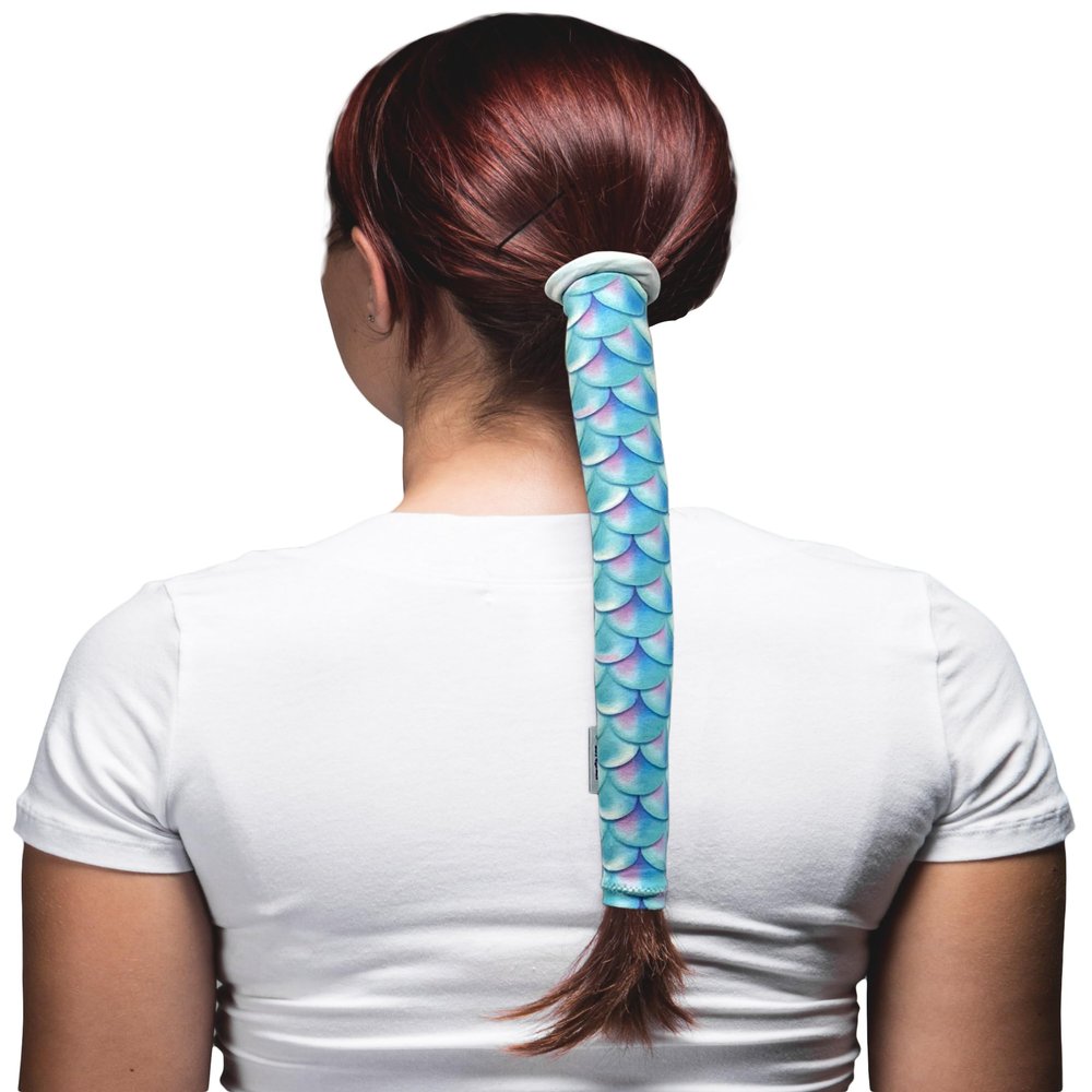 Wrapter Pony Tail Hair Wrap (Mermaid Print)