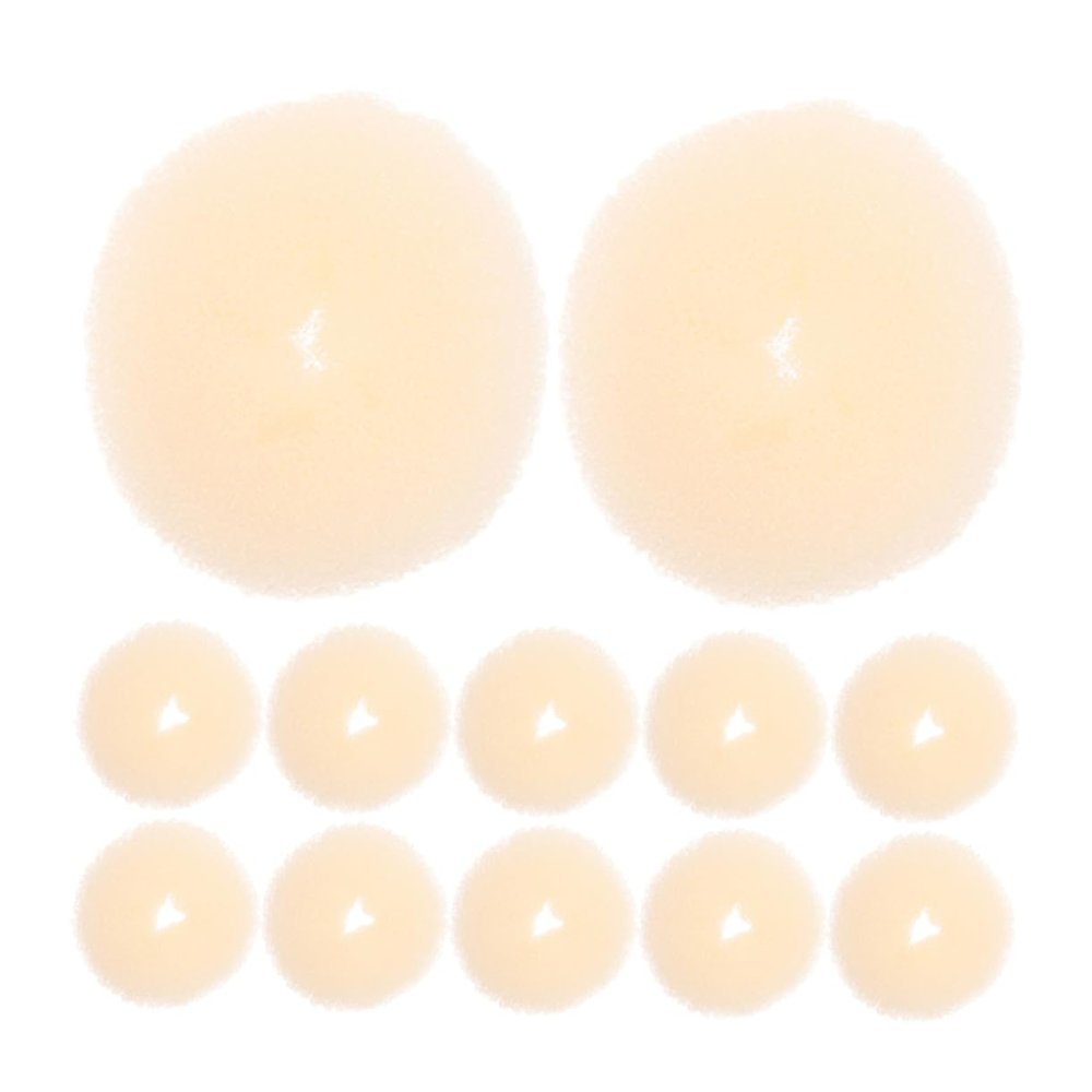 Didiseaon 12pcs Women Hair Bun Maker Decorative Donut Hair Buns Accessories for Daily Wear and Special Occasions Effortless Styling for Beautiful Updos
