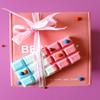Bath Bomb Salt Fizzy Shape of Chocolate Bar (7.9 oz 225g), Shower Steamers, Cotton Candy & Rose Oil, Premium Quality, Natural Spa Bombs Bars, Gift for Her, Him, Kids Selfcare Gift view 4