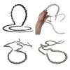 Nasfacbve Fashion Artificial Crystal Hair Hoop Long Tassels Headpiece Elegant Headband Wedding Bridal Headwear Statement Jewelry view 2
