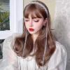 Nasfacbve Fashion Artificial Crystal Hair Hoop Long Tassels Headpiece Elegant Headband Wedding Bridal Headwear Statement Jewelry view 4
