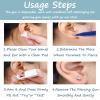 2Pcs Ear Piercing Kit, Disposable Self Piercing Gun Built-in Ear Stud Easy Use Low Pain, At Home Piercing Kit 5mm (Crown Pink CZ) view 3