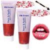 Body Glitter Face Glitter Gel: Singer Concerts Disco Festival Rave Accessories Face Glitter Makeup Chunky Sequins Mermaid Face Body Hair Glitter Gel (2 Red) view 1