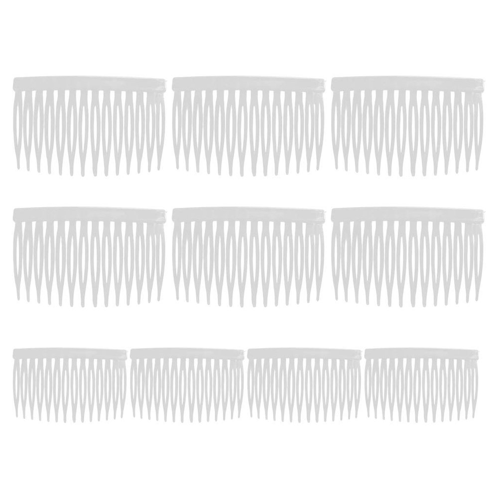 10 Pieces Hair Clip Combs 14 Teeth Bridal Wedding Veil Combs