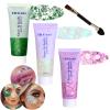 Body Glitter Face Glitter Gel: Singer Concerts Disco Festival Rave Accessories Face Glitter Makeup Chunky Sequins Mermaid Face Body Hair Glitter Gel (Green&White&Pink) view 1