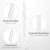 16 Pcs White Eyebrow Razor, Face Razors Multipurpose, Facial Razors for Women Men, Eyebrow Trimmers Shaver with Protective Cover, Dermaplaning Tools for Face Body Use, Facial Hair Removal Tools view 2