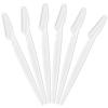 6 Pcs White Eyebrow Razor, Face Razors Multipurpose, Facial Razors for Women Men, Eyebrow Trimmers Shaver with Protective Cover, Dermaplaning Tools for Face Body Use, Facial Hair Removal Tools view 1