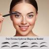 16 Pcs Black Eyebrow Razor, Face Razors Multipurpose, Facial Razors for Women Men, Eyebrow Trimmers Shaver with Protective Cover, Dermaplaning Tools for Face Body Use, Facial Hair Removal Tools view 3