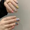 Handmade nail art, wearing nail candy colors, cute Korean girl nail art, detachable for students(Xs) view 1