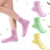 3 Pairs Aloe Moisturizing Socks for Dry Cracked Feet, Sleeping Fuzzy Non-Slip Lotion Socks for Women Men Spa, Foot Care for Repairing Softening Dry Cracked Heel view 1