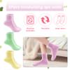 3 Pairs Aloe Moisturizing Socks for Dry Cracked Feet, Sleeping Fuzzy Non-Slip Lotion Socks for Women Men Spa, Foot Care for Repairing Softening Dry Cracked Heel view 2