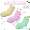 3 Pairs Aloe Moisturizing Socks for Dry Cracked Feet, Sleeping Fuzzy Non-Slip Lotion Socks for Women Men Spa, Foot Care for Repairing Softening Dry Cracked Heel view 3