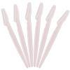 6 Pcs Light Pink Eyebrow Razor, Face Razors Multipurpose, Facial Razors for Women Men, Eyebrow Trimmers Shaver with Protective Cover, Dermaplaning Tools for Face Body Use, Facial Hair Removal Tools view 1