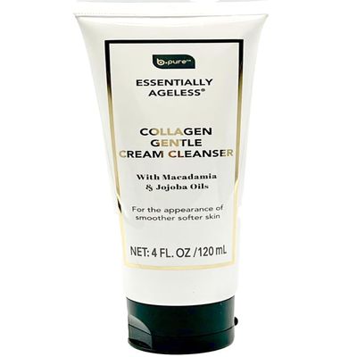 b.pure Collagen Gentle Cream Cleanser With Macadamia and Jojoba Oils, Face Wash