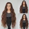 13x4 Auburn Brown Body Wave Lace Front Wigs Human Hair Chestnut Brown Colored Human Hair Wigs For Women HD Transparent Lace Frontal Wigs (13x4 lace front wig, 18 inch) view 2