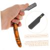 FOMIYES 2pcs Vintage Style Metal Shaving Razor Manual Razor for Men Grooming Kit Safe for Beard Sideburns Fine Hair Easy to Open Guard Travel-friendly view 2