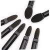 FOMIYES 150pcs Double-headed Eyeshadow Brush Sponge Applicators for Smooth Application Lightweight Makeup Tool for Travel Daily Use and Special Occasions Black view 2
