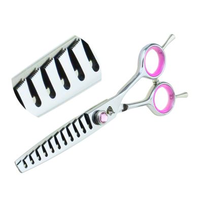 1 Piece 9cr13 Alloy 6" Hairdressing Scissors 11 Teeth Shark Toothed Scissors Pinking Thinning Shears Razor Edge Barber Shears