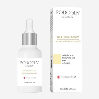 PODOGEN LONDON Nail Repair & Strengthening Serum  Improves Appearance of Discolored, Brittle & Damaged Nails, Hydrates & Smooths for a Healthier 1Fl Oz