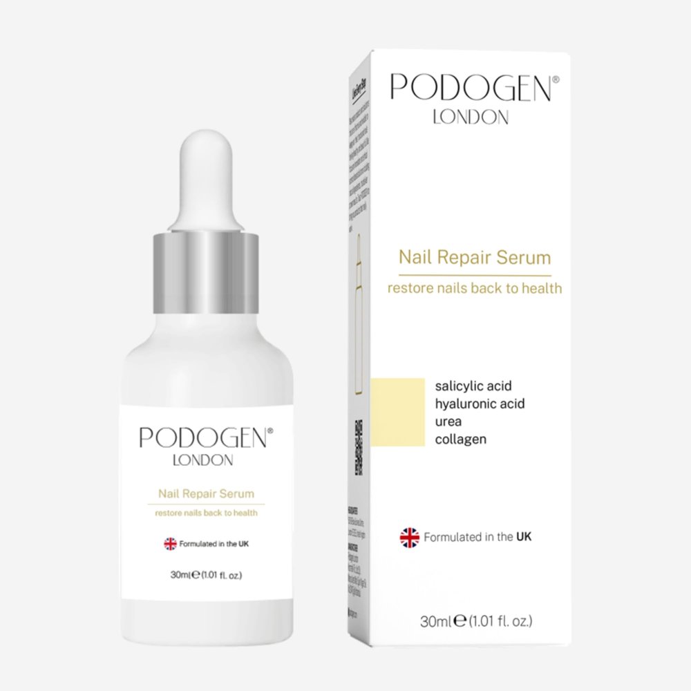 PODOGEN LONDON Nail Repair & Strengthening Serum  Improves Appearance of Discolored, Brittle & Damaged Nails, Hydrates & Smooths for a Healthier 1Fl Oz