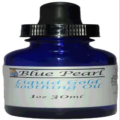 Blue Pearl Wax Liquid Gold Soothing Oil Post Wax 1oz