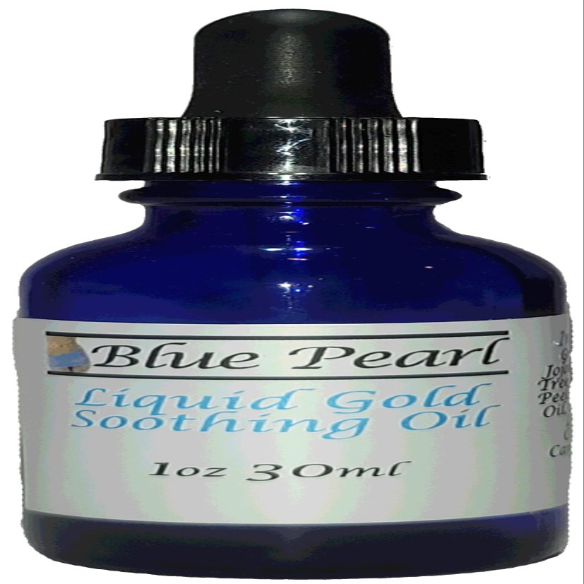 Blue Pearl Wax Liquid Gold Soothing Oil Post Wax 1oz