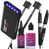 BEAMLIGHT SYSTEM Hair Extension V8 - for UV Hair Extension Kit with Hair Glue, Beam Light Machine, Beam Light Removal Solution and Beam Light Removal Tool (Premium Set) view 1