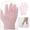 AUTSUPPL Moisturizing Gloves Socks Uv Protection for Women Dry Hand Care Garden Travel Elastic Comfortable view 3